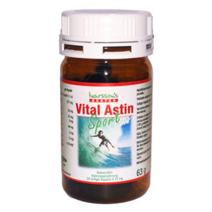 Astaxanthin 12 mg Ivarssons VitalAstin mit 12 mg natürlichem Astaxanthin